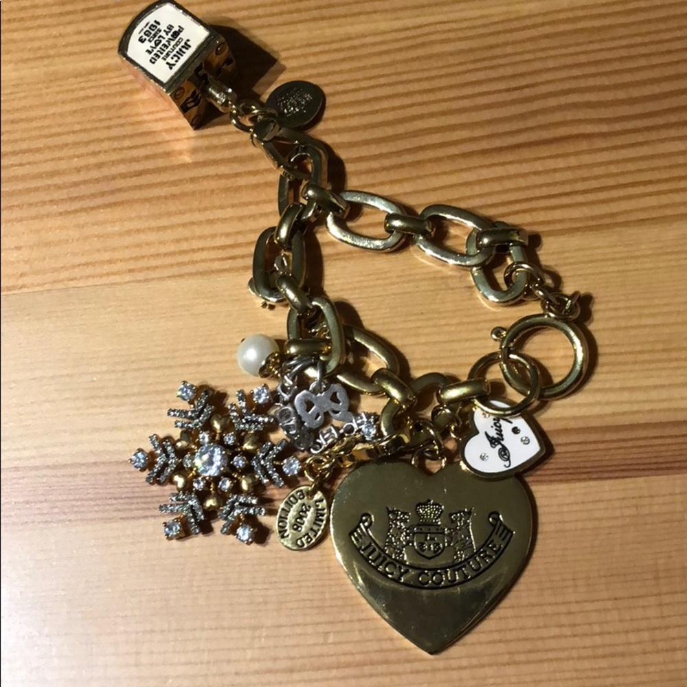 Juicy Couture charm bracelet with extras! Ltd ed!